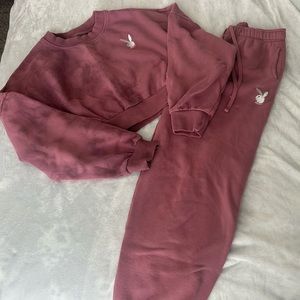 Playboy Pacsun Sweatshirt and Sweatpant SET